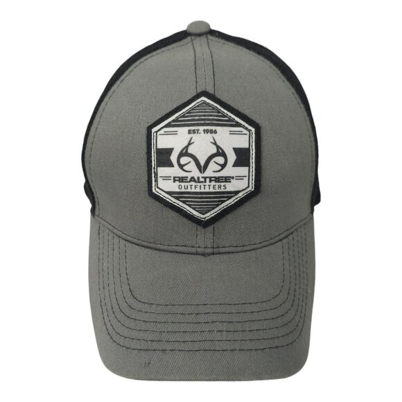 Realtree Outfitters Logo Patch Mesh Snapback Cap Trucker Baseball Hunting Hat - Picture 1 of 13